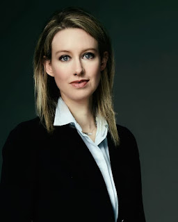 Elizabeth Holmes,  Theranos CEO.