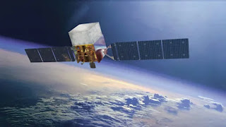 Artist impression of the Fermi Gamma ray observatory