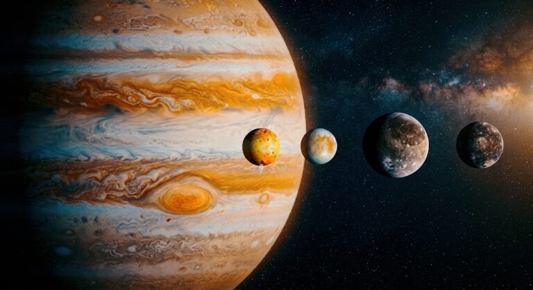 Jupiter: the magnetic architect of a multi-moon system