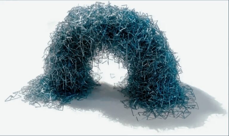 The architecture of entanglement: bio-inspired interlocking materials