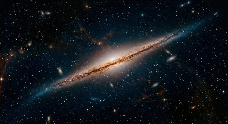 Needle Galaxy: mapping molecular gas and galactic properties