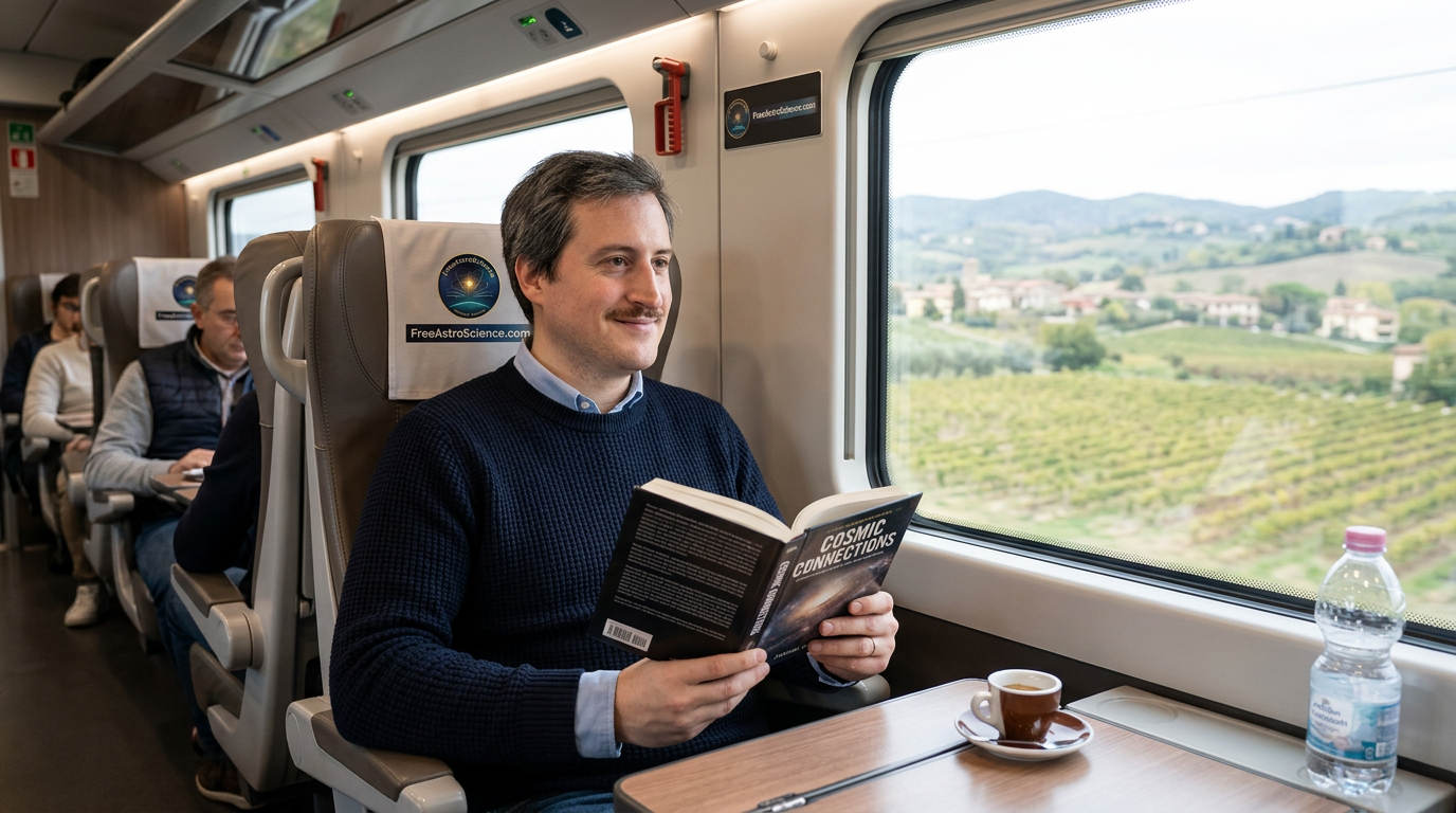 Gerd reading a book