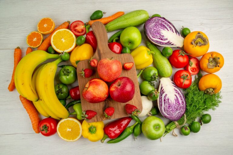 vegetable composition with fruits