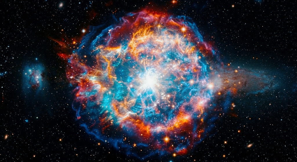 Supernova stellar dust clears up the mystery of early cosmic luminosity