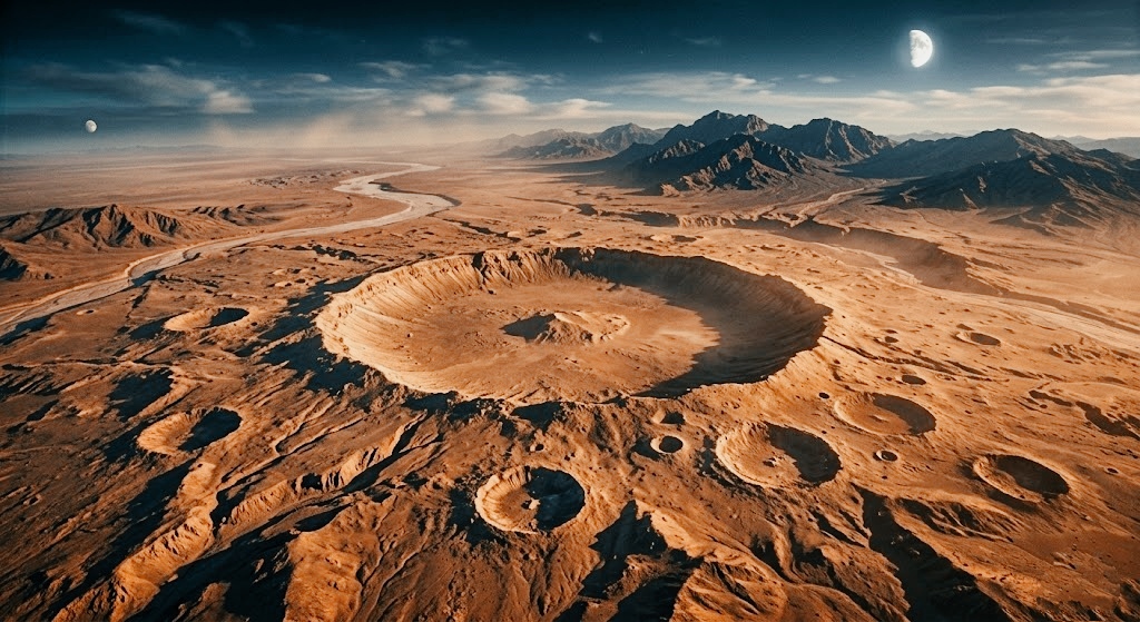 Asteroid impact craters as early cradles for oxygen-producing life