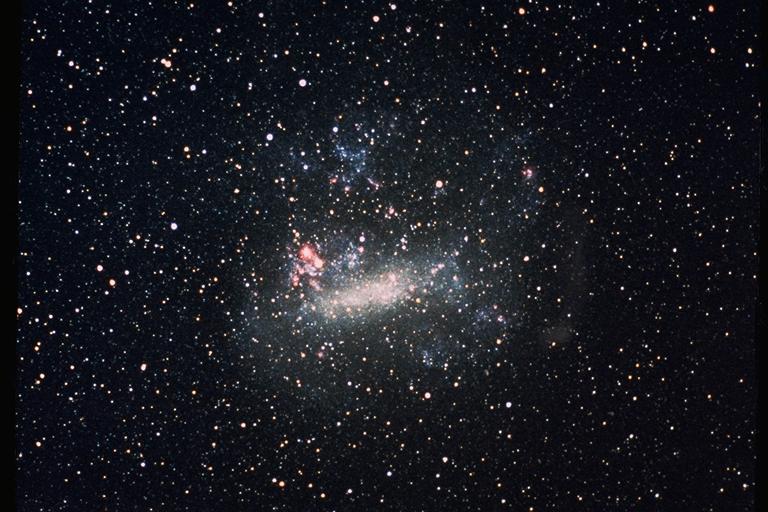 Large Magellanic Cloud galaxy where Phoebe primordial black hole microlensing event was detected in December 2019
